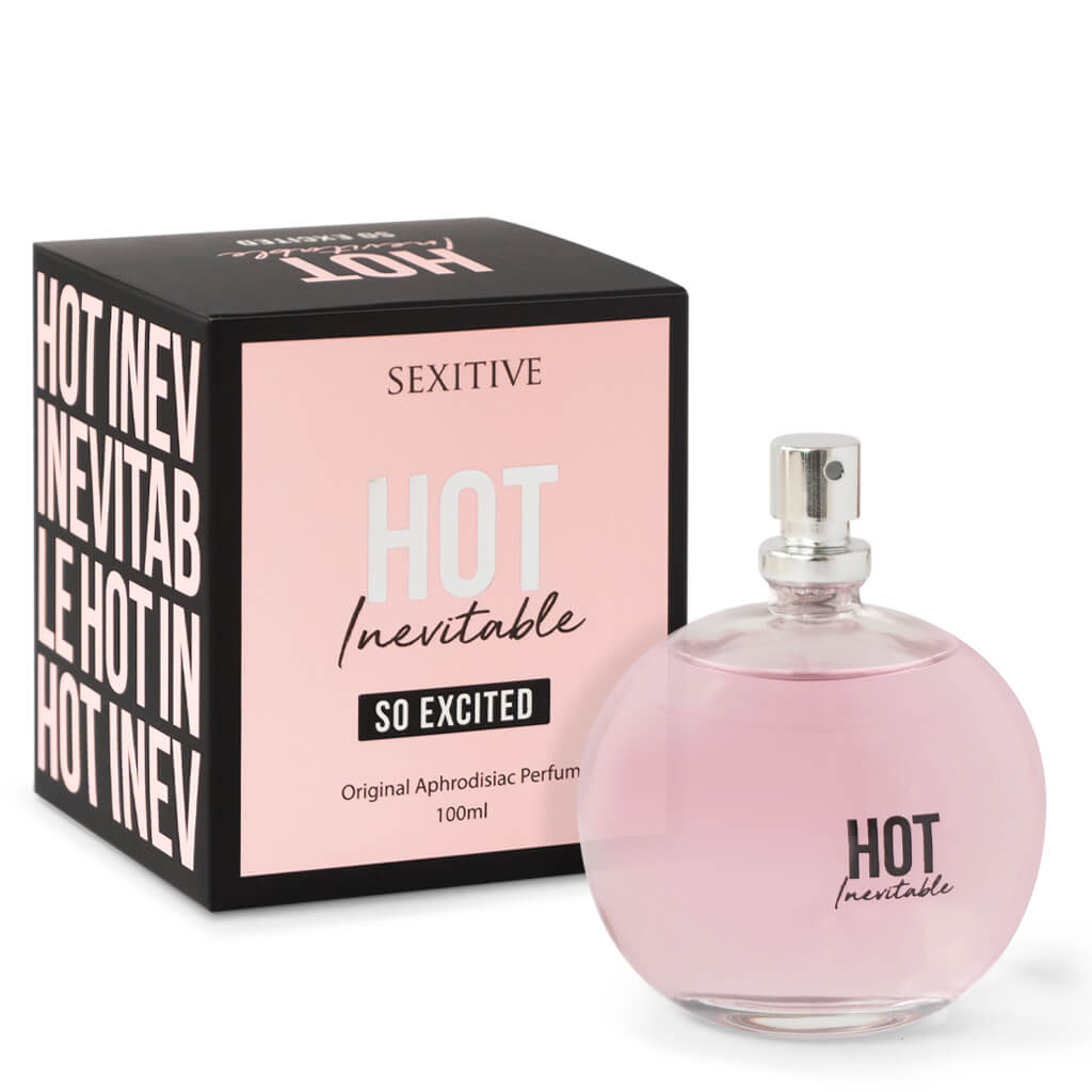 Sexitive HOT INEVITABLE So excited. Perfume de mujer con feromonas. Original Aphrodisiac Parfum - 100 ml - 3.4 fl oz