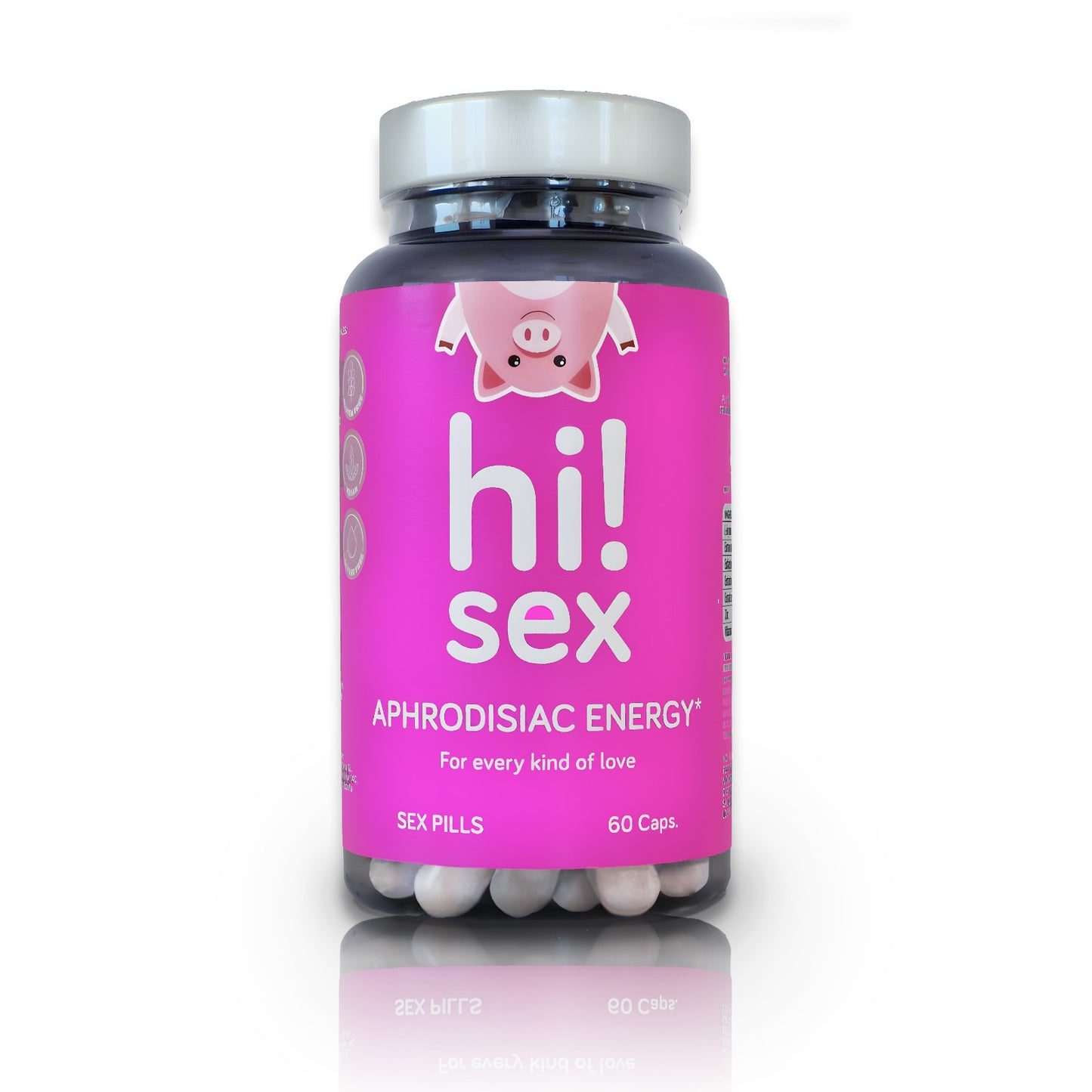 Hi!Sex - Suplemento Afrodisíaco para Hombres y Mujeres (Botes x 60 cápsulas)