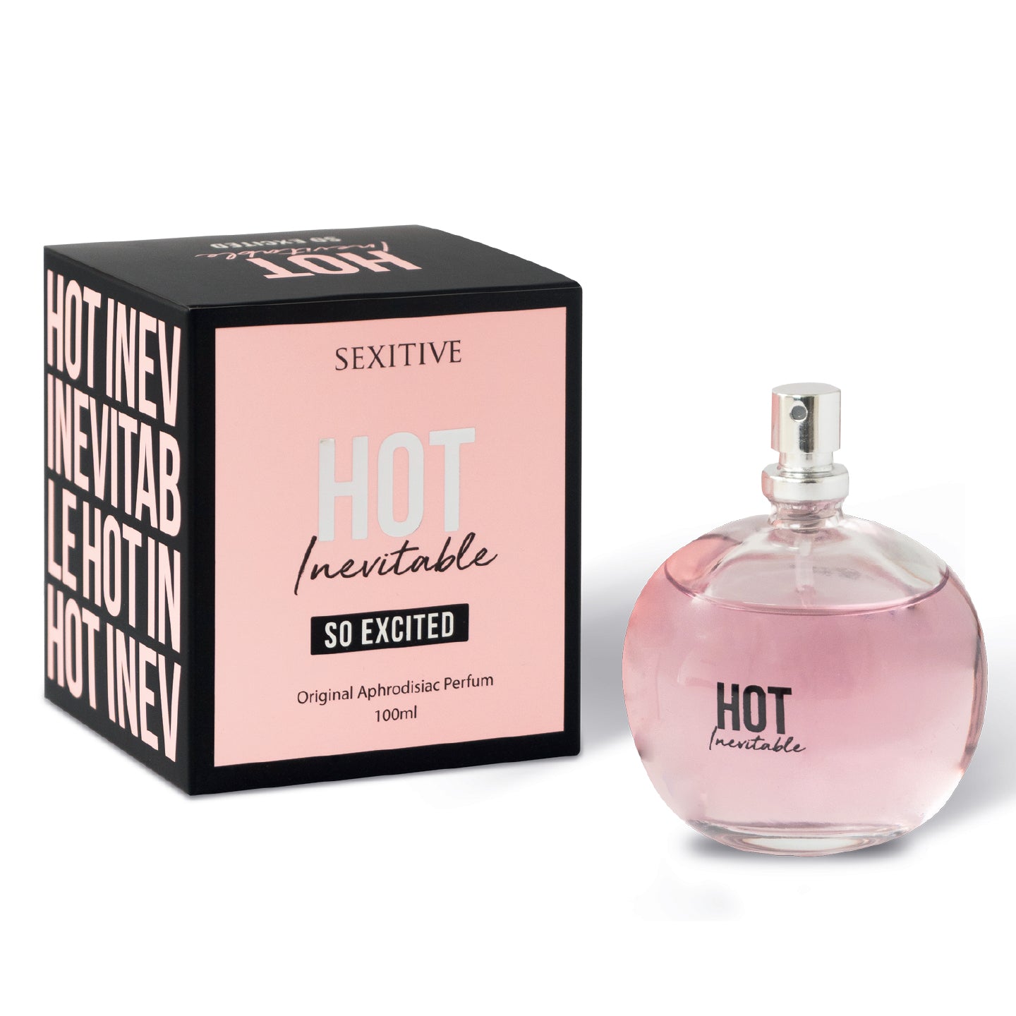Sexitive HOT INEVITABLE So excited. Perfume de mujer con feromonas. Original Aphrodisiac Parfum - 100 ml - 3.4 fl oz