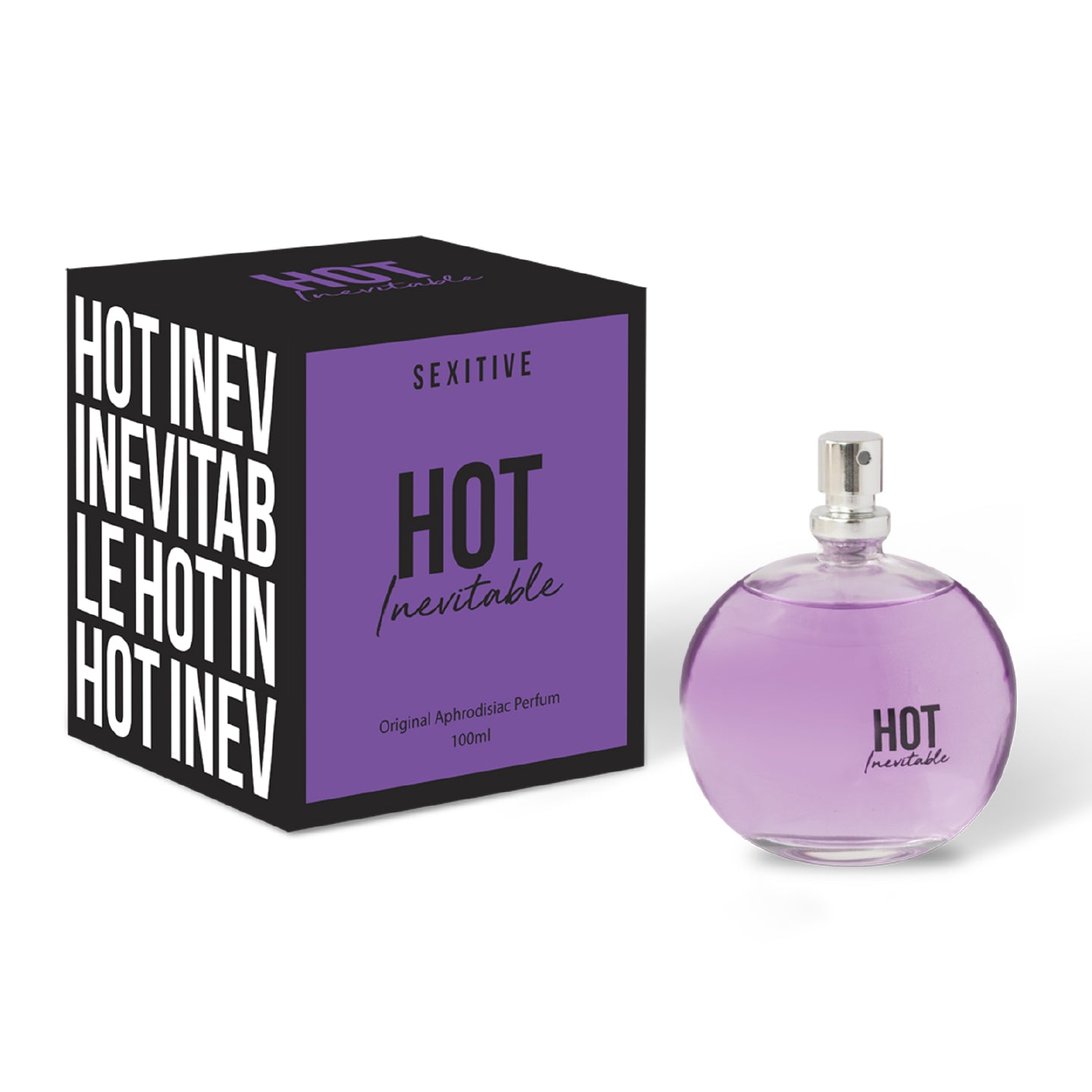 Sexitive HOT INEVITABLE. Perfume de Mujer con Feromonas. Original Aphrodisiac Parfum - 100 ml - 3.4 fl oz