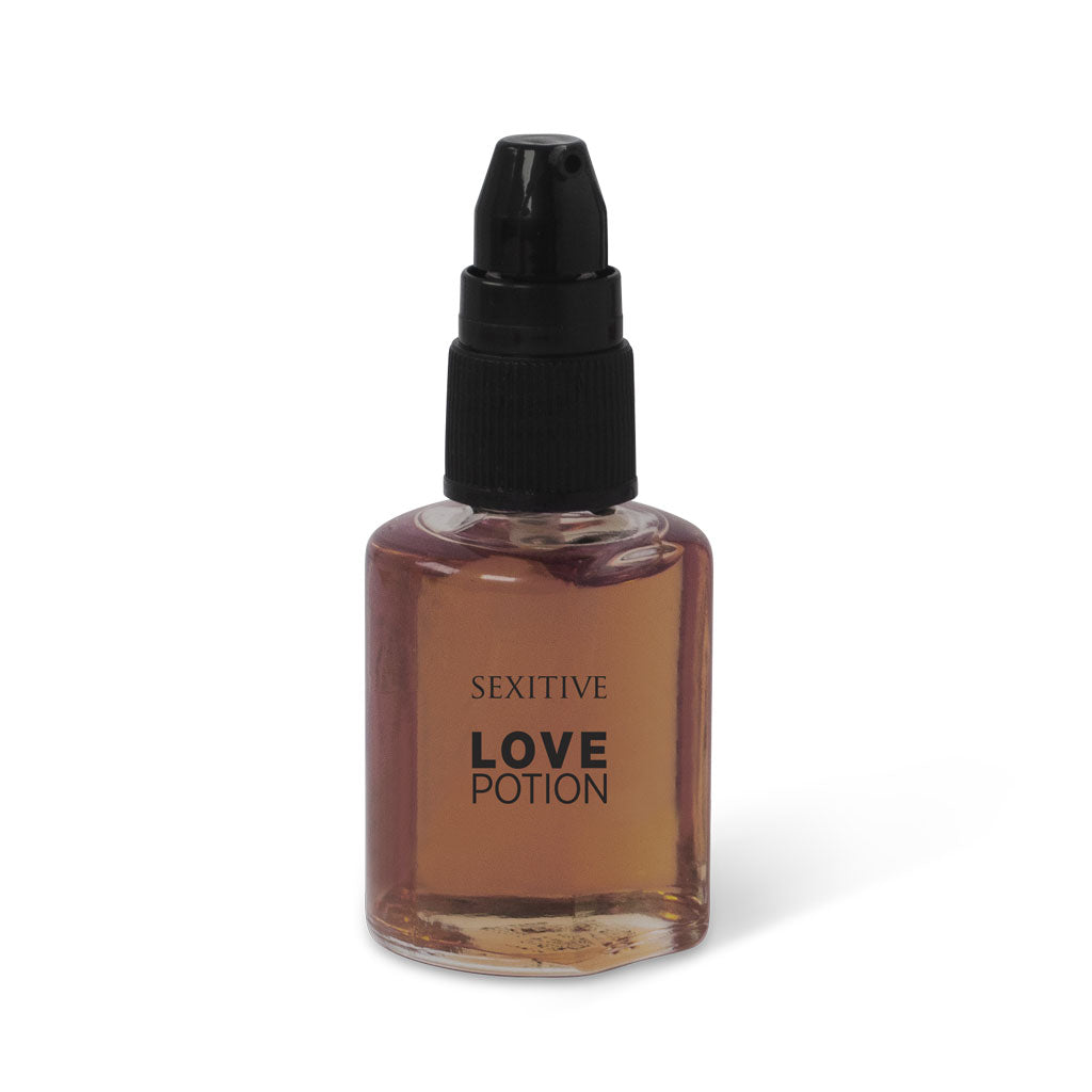 LOVE POTION - Aceite corporal íntimo con sabor a chocolate. Sensación envolvente de calor. 30 ml