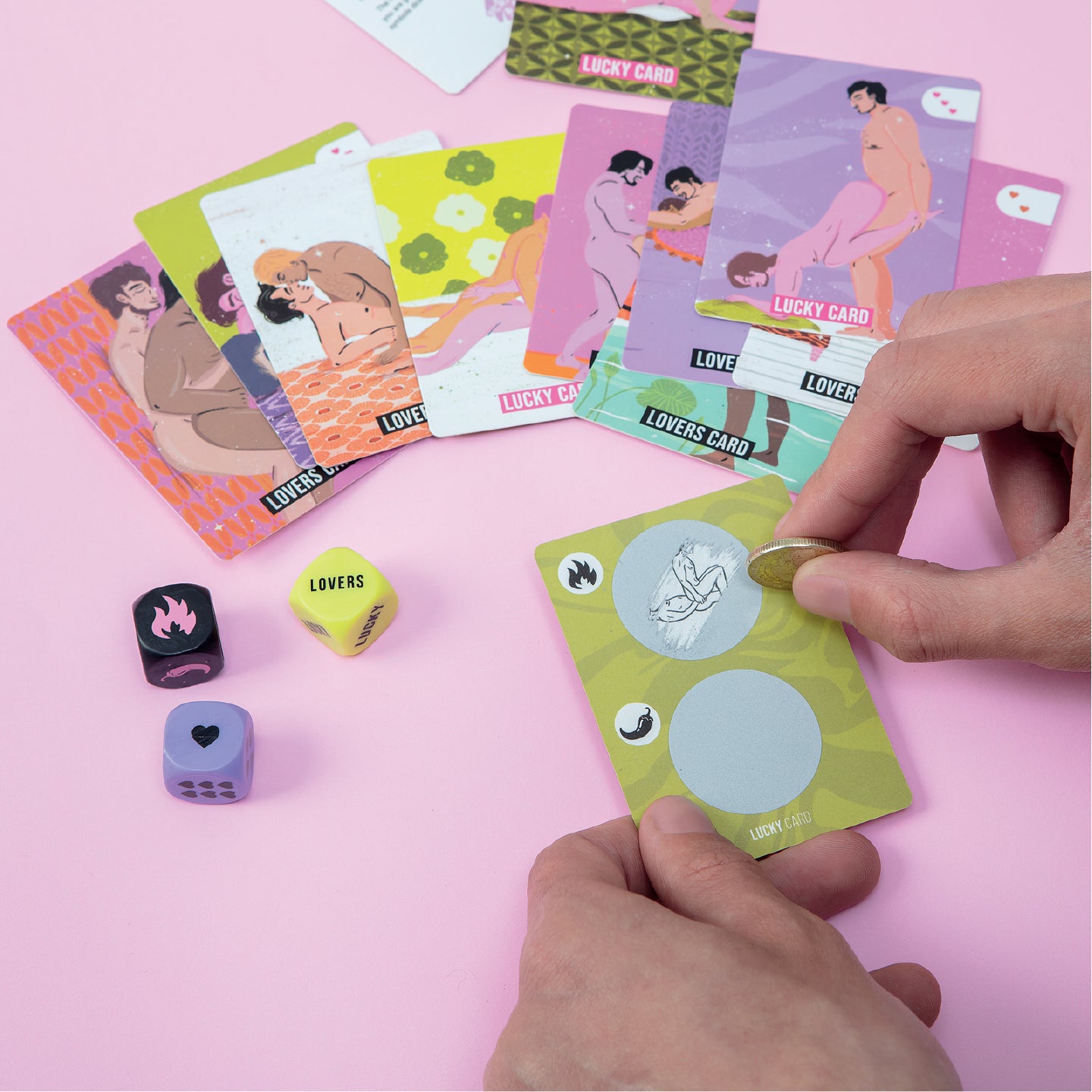 LUCKY LOVERS Eure Verbindung – Erotikspiel für Paare
