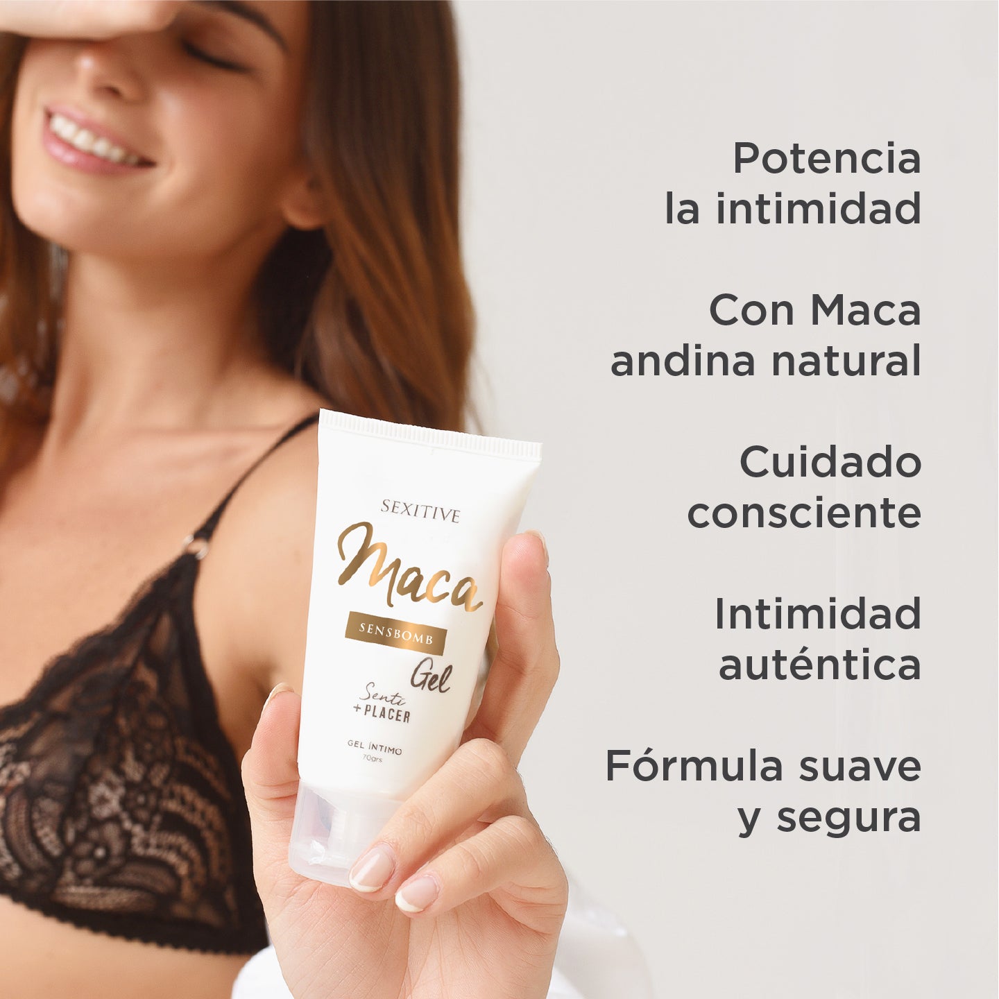 Gel Intimo Sensbomb Experiencia íntima mas natural. Acción vigorizante. Estimula el deseo sexual femenino. Aumenta la libido - 70 ml