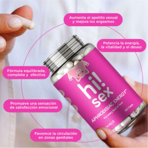 Hi!Sex - Suplemento Afrodisíaco para Hombres y Mujeres (Botes x 60 cápsulas)