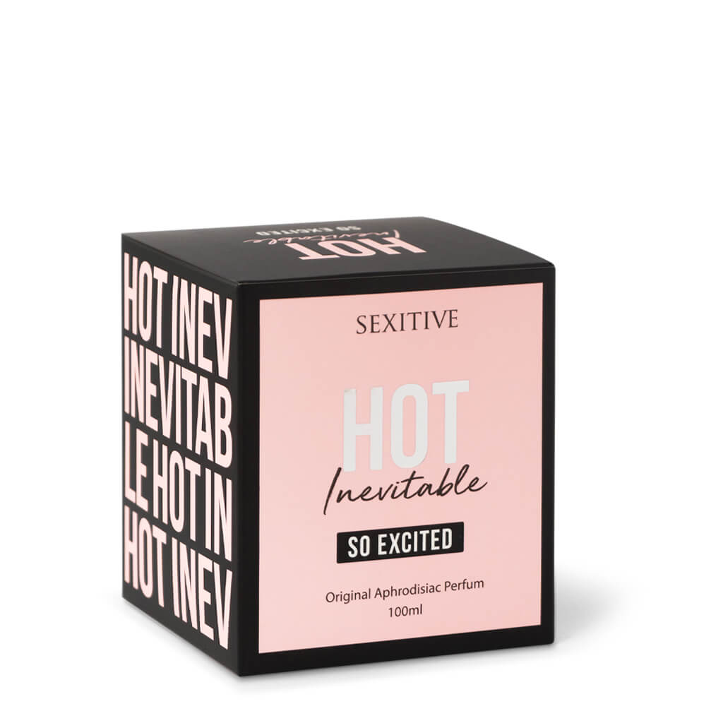 Sexitive HOT INEVITABLE So excited. Perfume de mujer con feromonas. Original Aphrodisiac Parfum  - 100 ml - 3.4 fl oz