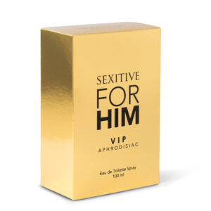 Sexitive FOR HIM VIP. Perfume para hombres. Con Feromonas para atraer a las mujeres. Audaz fórmula extra fuerte. Pheromone Strong. 100 ml - 3.4 fl oz