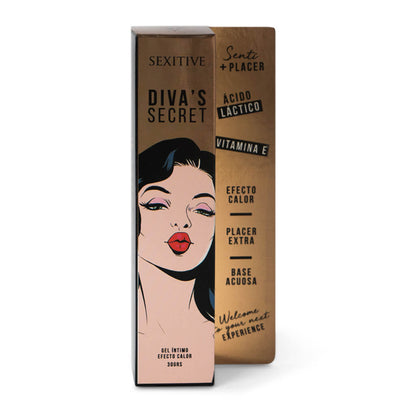 DIVA'S SECRET Gel orgásmico rápido, estimulante sexual femenino - Efecto Calor. 30 ml