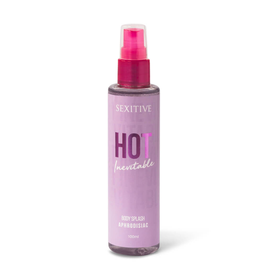 Sexitive HOT INEVITABLE. Spray corporal muy sexy para mujer con Feromonas. Body Splash con Fragancias Afrodisíacas - 100 ml - 3.4 fl oz