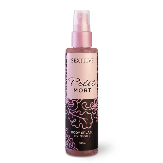 Sexitive PETIT MORT. Spray corporal muy sexy para mujer con Feromonas. Body Splash con Fragancias Afrodisíacas - 100 ml - 3.4 fl oz
