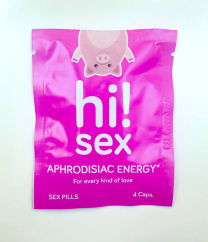 Hi!Sex - Suplemento Afrodisíaco para Hombres y Mujeres (10 sobres x 4 cápsulas)