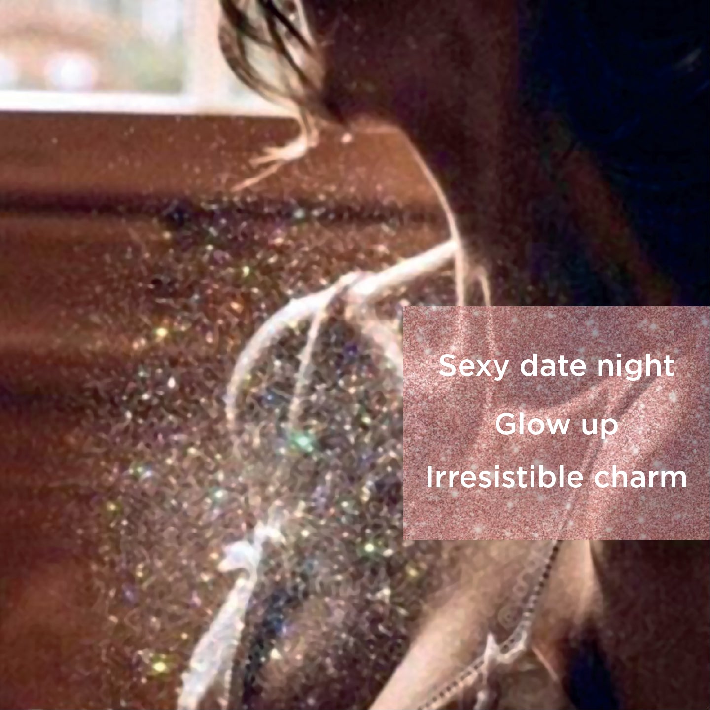Sexitive HOT INEVITABLE Privée. Spray Glitter brillante muy sexy para mujer con Feromonas. Body Splash afrodisíaco con Glitter - 60 ml  - 2 fl oz