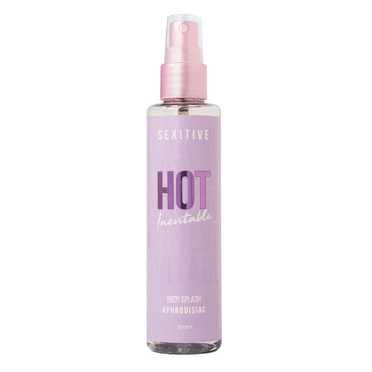 Sexitive HOT INEVITABLE. Spray corporal muy sexy para mujer con Feromonas. Body Splash con Fragancias Afrodisíacas - 100 ml - 3.4 fl oz