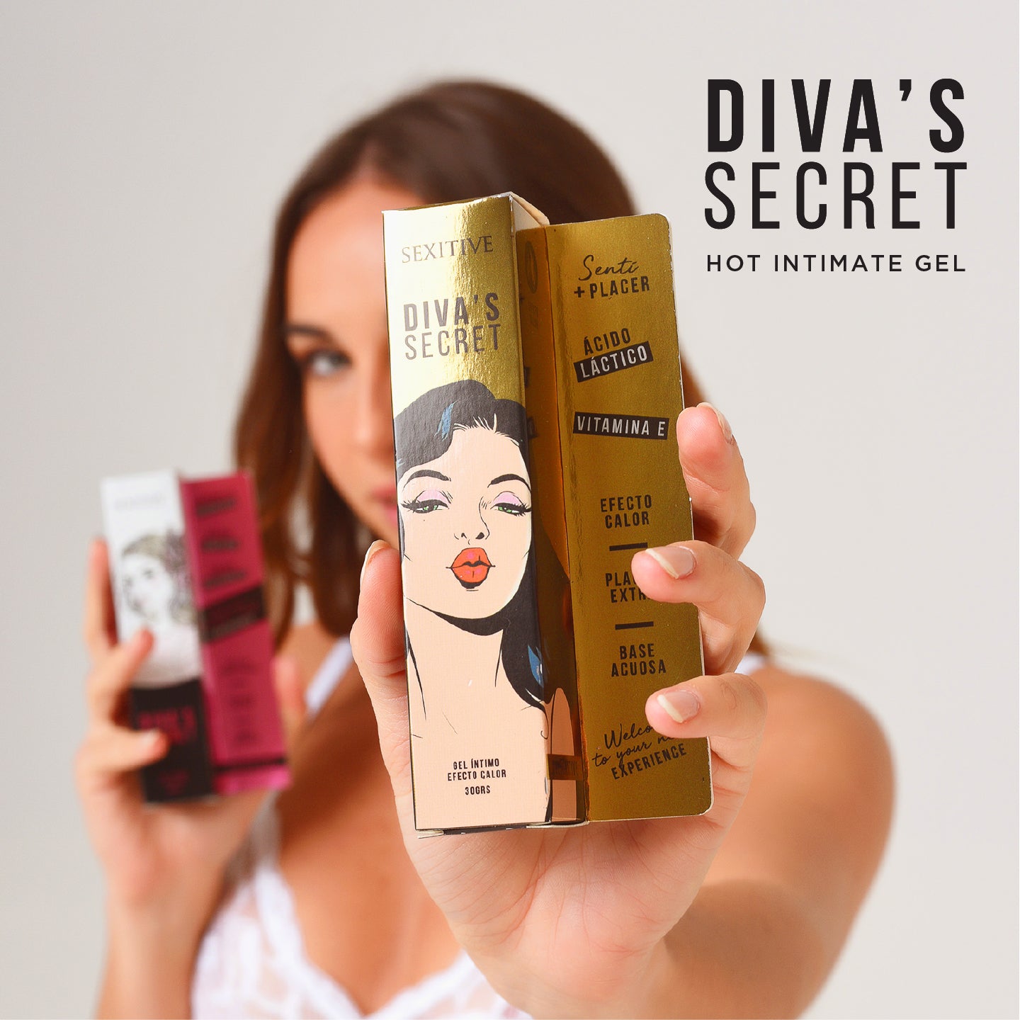 DIVA'S SECRET Gel orgásmico rápido, estimulante sexual femenino - Efecto Calor. 30 ml