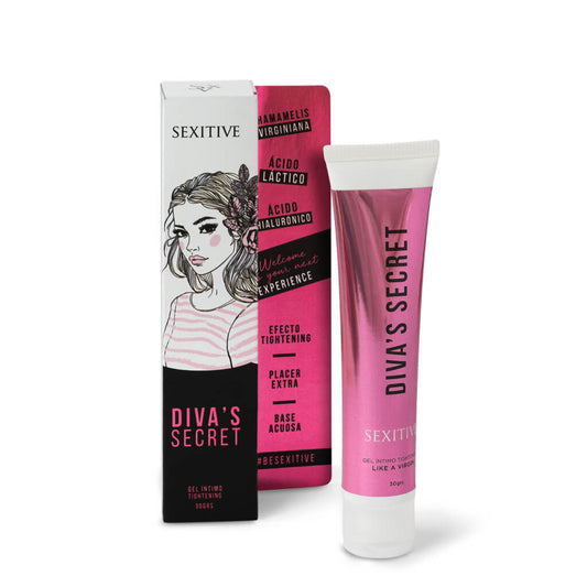 DIVA'S SECRET - Gel reafirmante instantáneo y rejuvenecimiento para mujeres  - Tightening. 30 ml