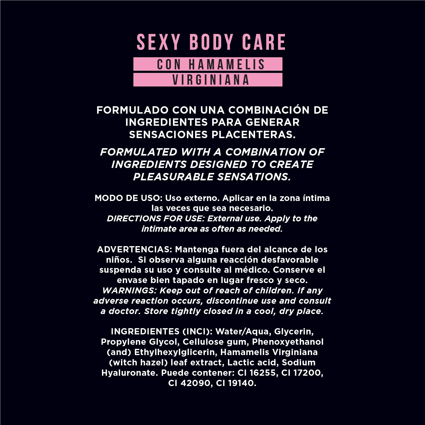DIVA'S SECRET Tightening Effect - Instant intimate gel for women - Rejuvenating tightening effect in the intimate area. With Hyaluronic Acid, Witch Hazel, and Lactic Acid. 30 ml.