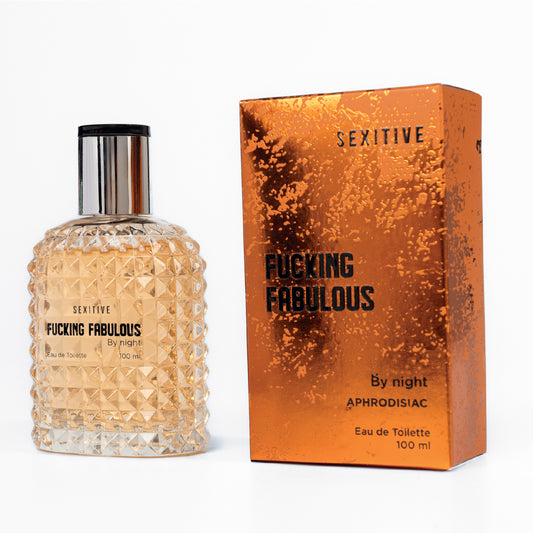 Sexitive FUCKING FABULOUS. Perfume para hombres. Con Feromonas para atraer a las mujeres. Potente fórmula intensiva. Pheromone Strong. 100 ml - 3.4 fl oz