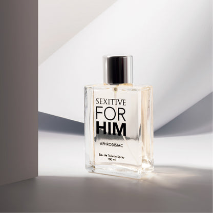 Sexitive FOR HIM VIP. Perfume para hombres. Con Feromonas para atraer a las mujeres. Audaz fórmula extra fuerte. Pheromone Strong. 100 ml - 3.4 fl oz