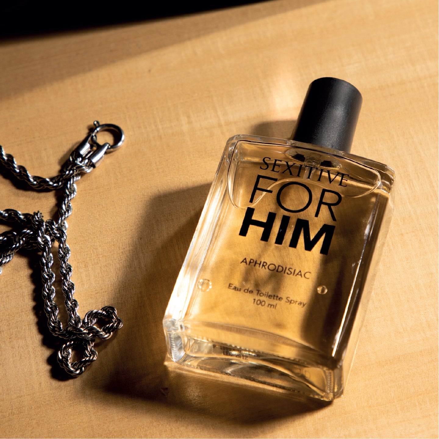 Sexitive FOR HIM VIP. Perfume para hombres. Con Feromonas para atraer a las mujeres. Audaz fórmula extra fuerte. Pheromone Strong. 100 ml - 3.4 fl oz