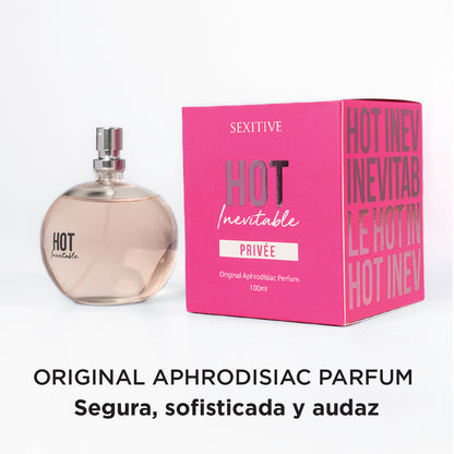 Sexitive HOT INEVITABLE Privée Perfume de Mujer con Feromonas. Original Aphrodisiac Parfum  - 100 ml - 3.4 fl oz