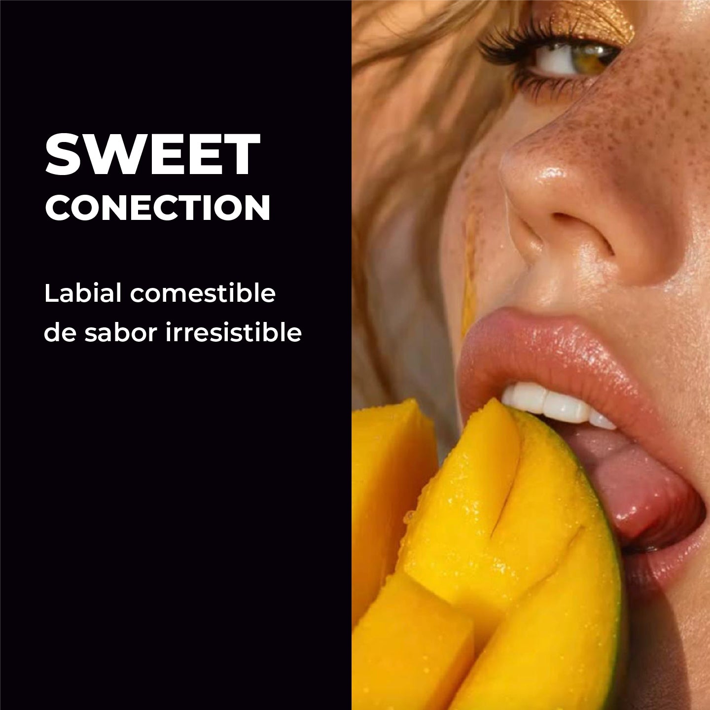 KISS ME - HOT LIP OIL Efecto Calor - Sabor Mango