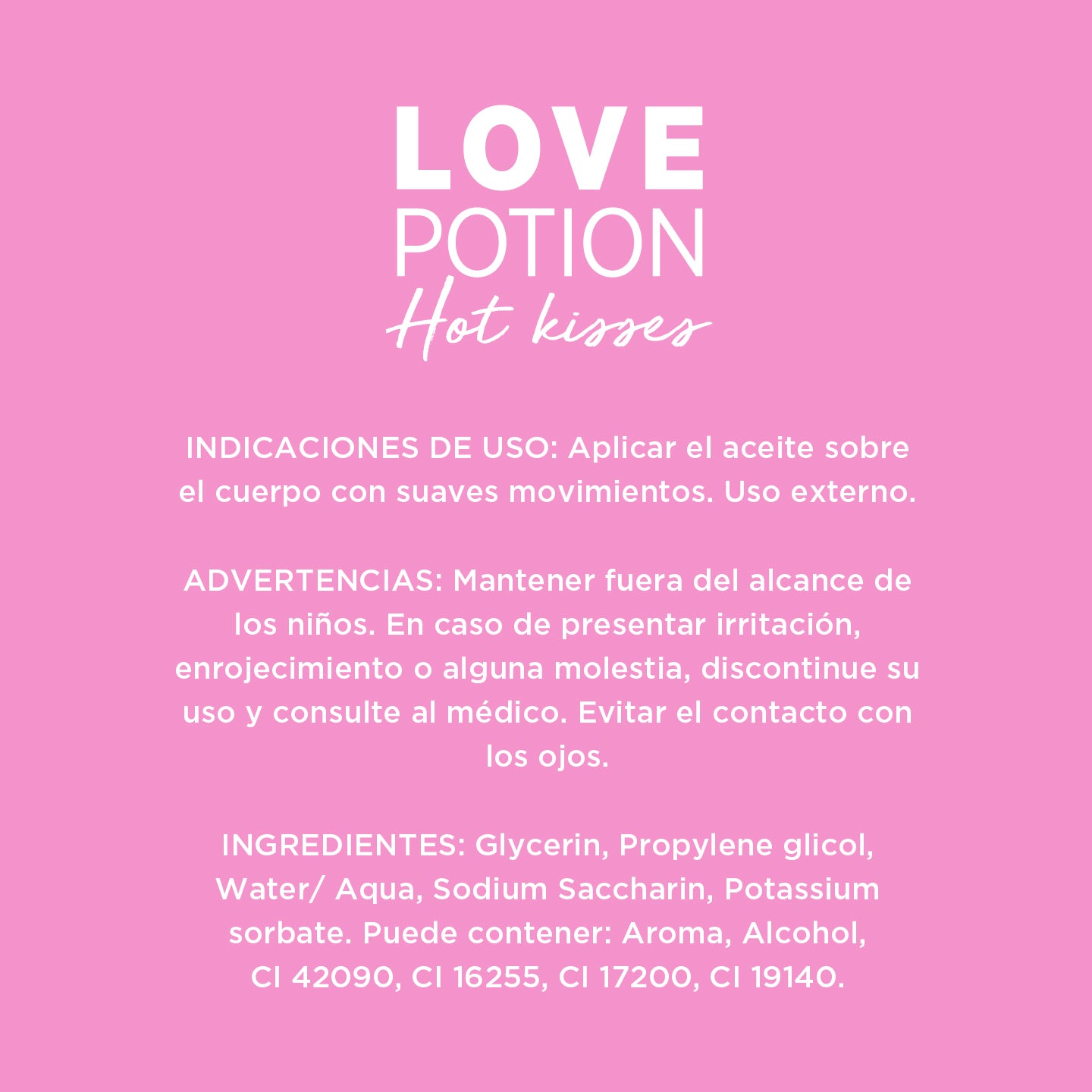 LOVE POTION Champagner & Himbeere - Aphrodisierendes, küssbares erotisches Öl mit Champagner- und Himbeergeschmack. Für stimulierende intime Küsse. Um dich küssen zu lassen, wo immer du möchtest. Wärmeeffekt - 30 ml