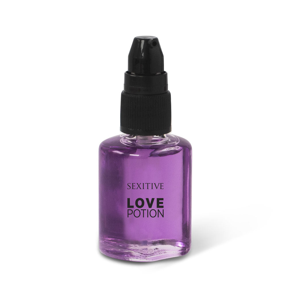 LOVE POTION - Aceite corporal íntimo con sabor a Algodón de azúcar. Sensación envolvente de calor. 30 ml
