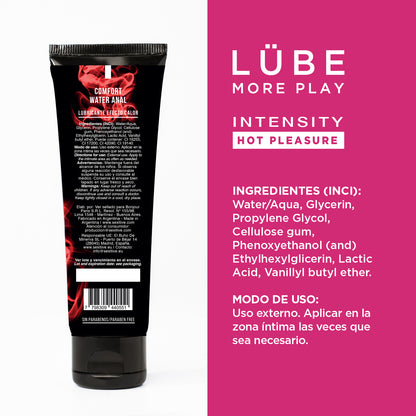 LUBE PREMIUM INTENSITY - Lubricante Anal con Efecto Calor - 130ml