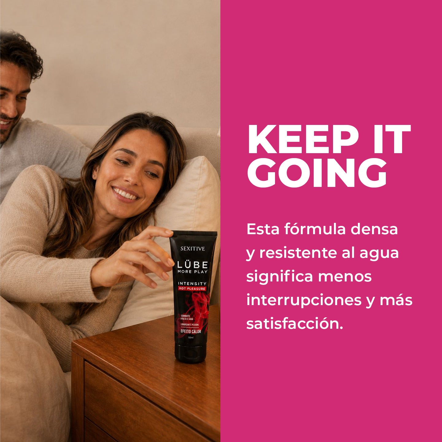 LUBE PREMIUM INTENSITY - Lubricante Anal con Efecto Calor - 130ml