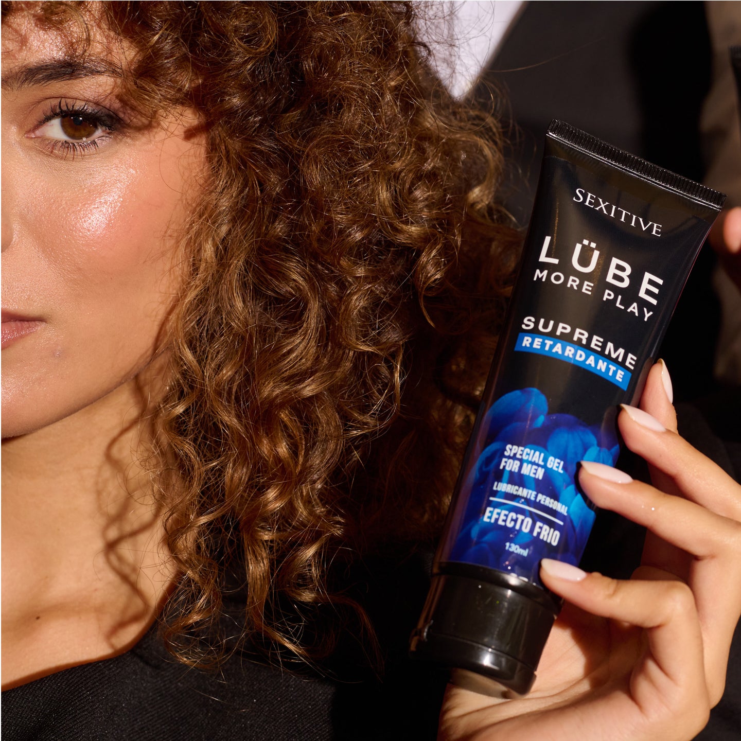 Lubricante LÜBE SUPREME Retardante Sexual Masculino - Lubricante Sexual Efecto Frio a Base de Agua, para Hombres - Gel Retardante de la Eyaculación, Erecciones Fuertes y Duraderas - 130ml