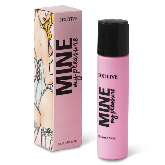 Mine, my pleasure. Gel orgásmico rápido, estimulante sexual femenino - Efecto Calor. Con L-Arginina y ácido láctico  - 50 ml