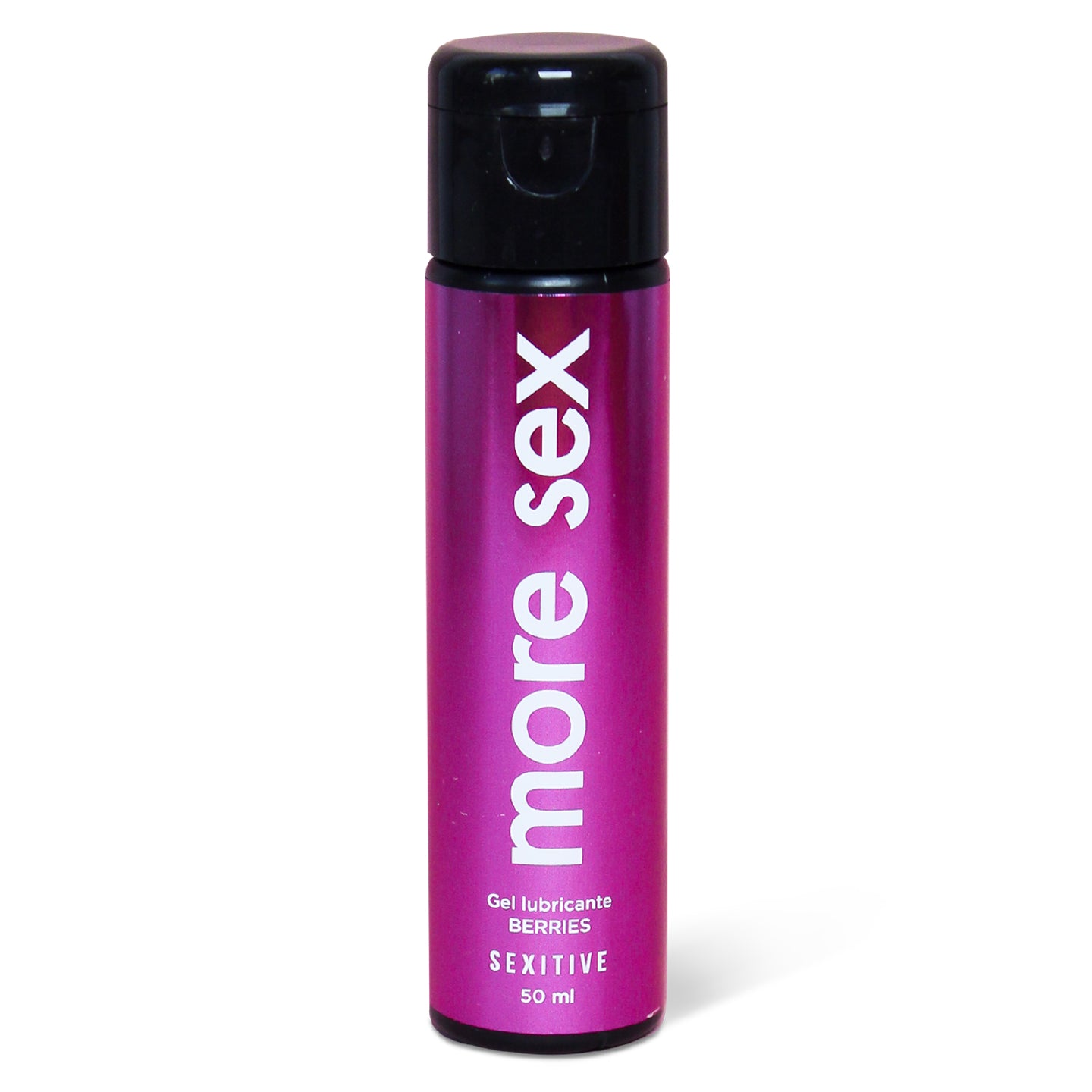 MORE SEX - Gel lubricante comestible sabor berries. Larga duración, condom friendly, sin azúcar. 50ml