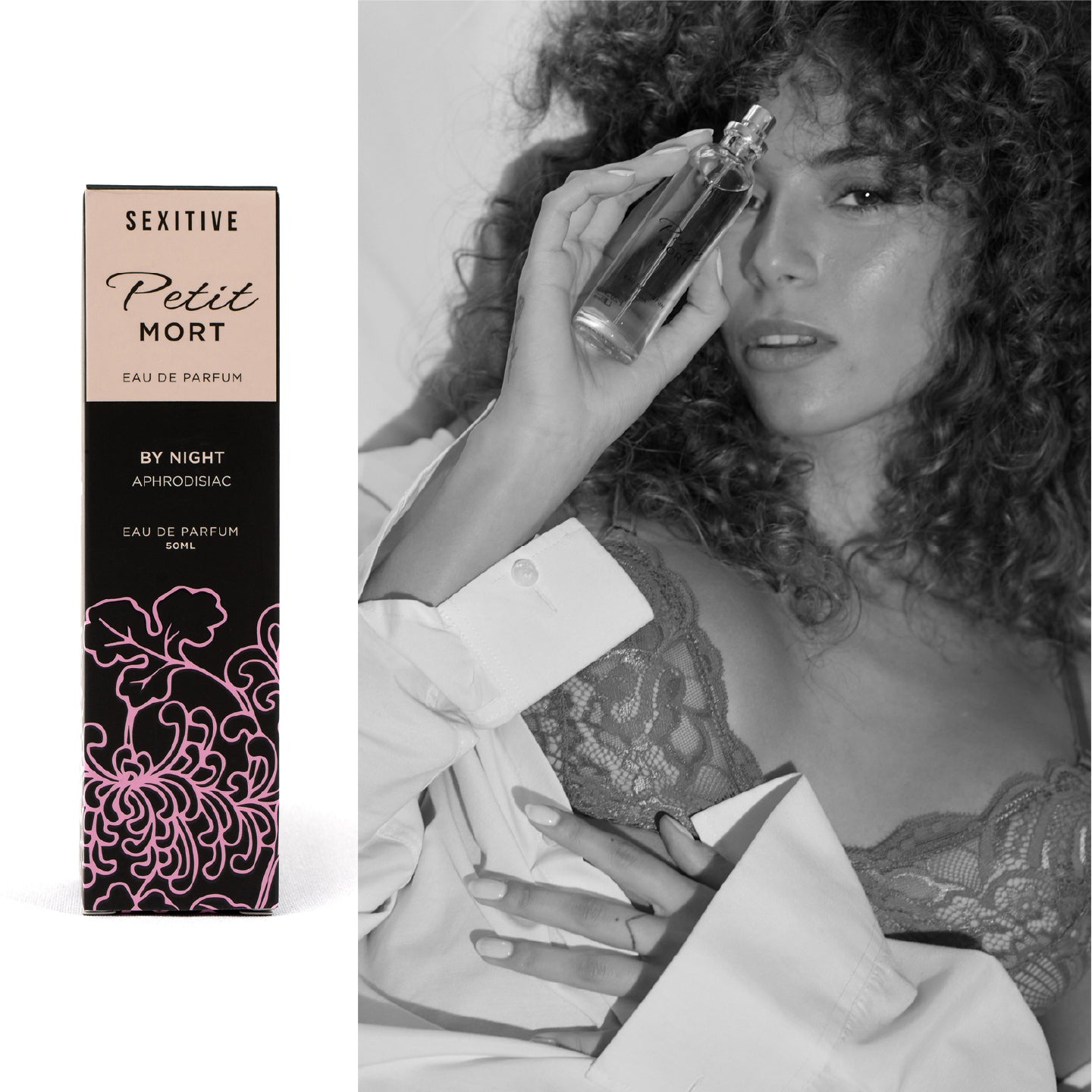 PETIT MORT - Perfume de Mujer. Feromonas para atraer hombres. Fragancia duradera. Hermosa y confiada - 50 ml