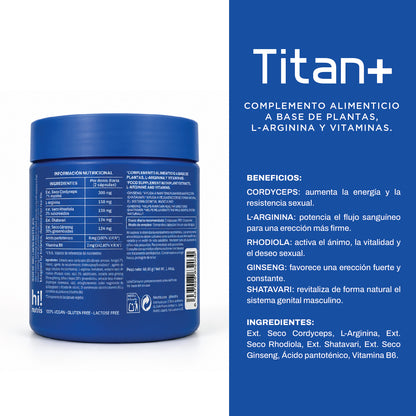 TITAN+ Testo Booster For Men´s Sexual Health - 60 capsulas