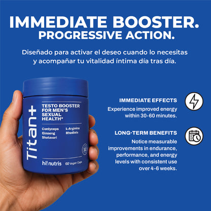 TITAN+ Testo Booster For Men´s Sexual Health - 60 capsulas