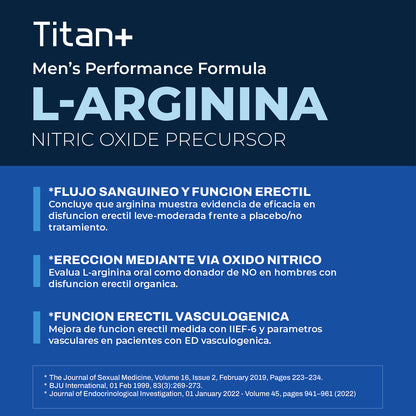 TITAN+ Testo Booster For Men´s Sexual Health - 60 capsulas