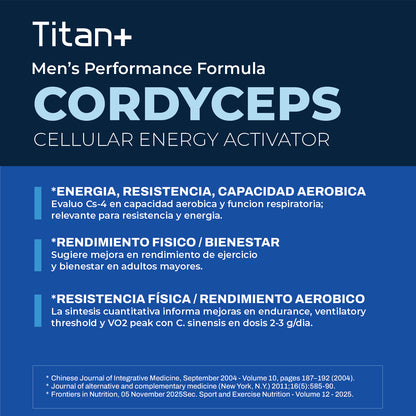 TITAN+ Testo Booster For Men´s Sexual Health - 60 capsulas