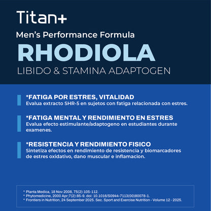 TITAN+ Testo Booster For Men´s Sexual Health - 60 capsulas