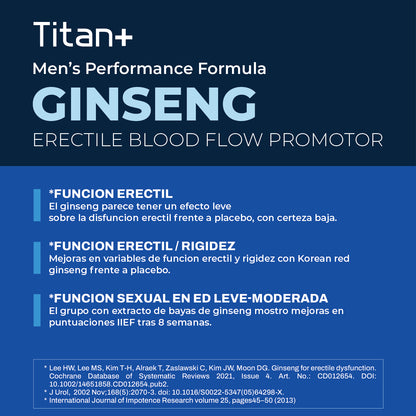 TITAN+ Testo Booster For Men´s Sexual Health - 60 capsulas