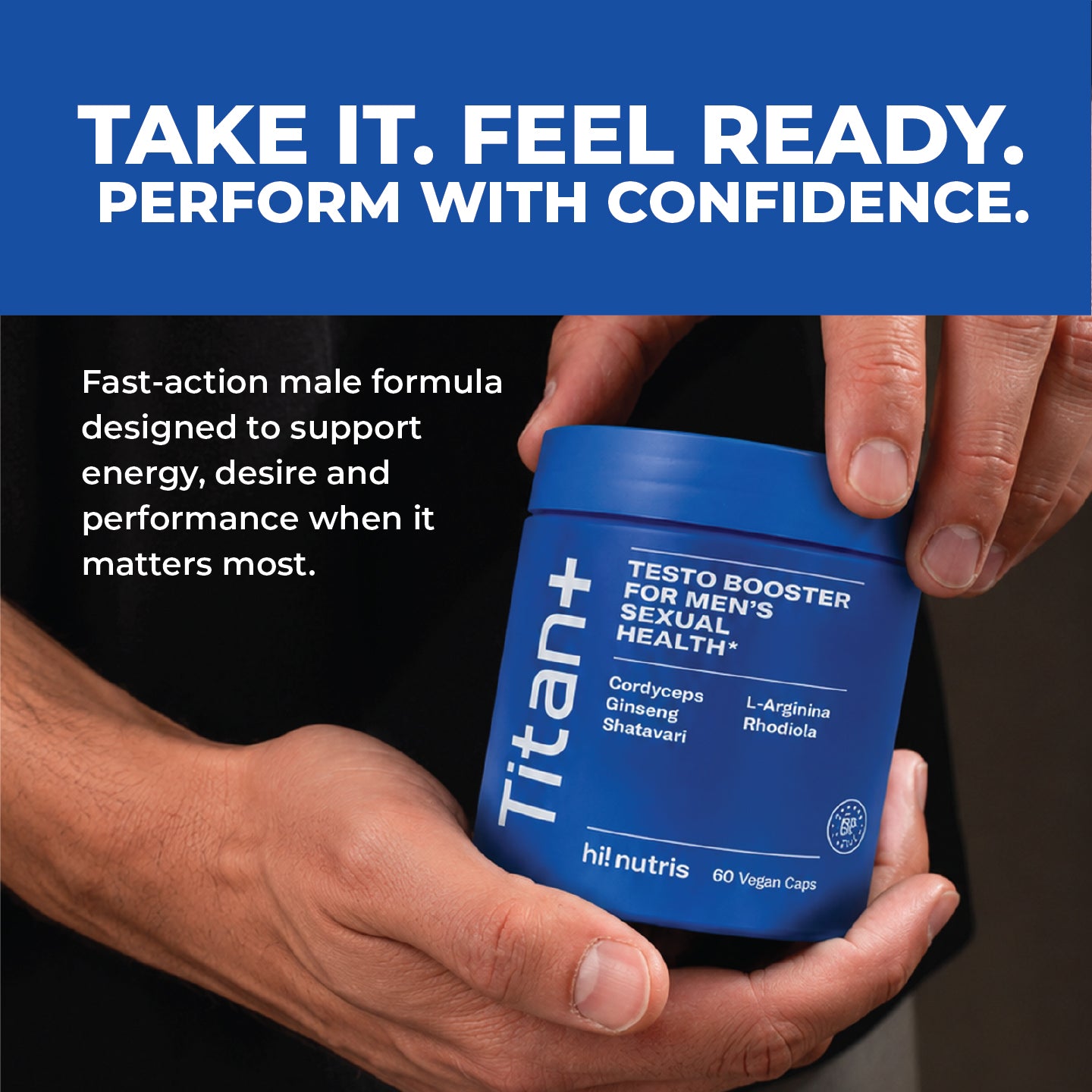 TITAN+ Testo Booster For Men´s Sexual Health - 60 capsulas