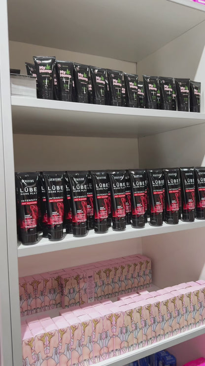 Lubricante Anal LÜBE INTENSITY Hot Pleasure. Con Efecto Calor y Base Acuosa.  Gel Sexual para Hombres, Mujeres y Parejas. Estimulación. 130ml