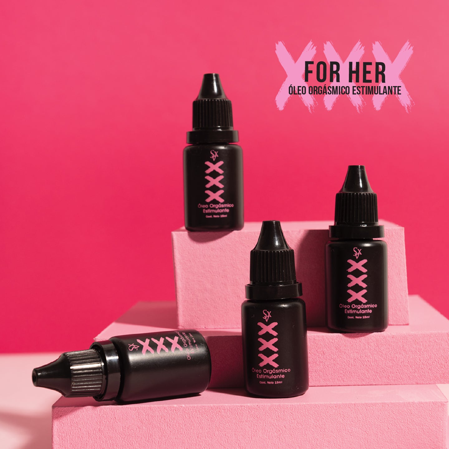 Óleo orgásmico estimulante XXX For Her - 15ml